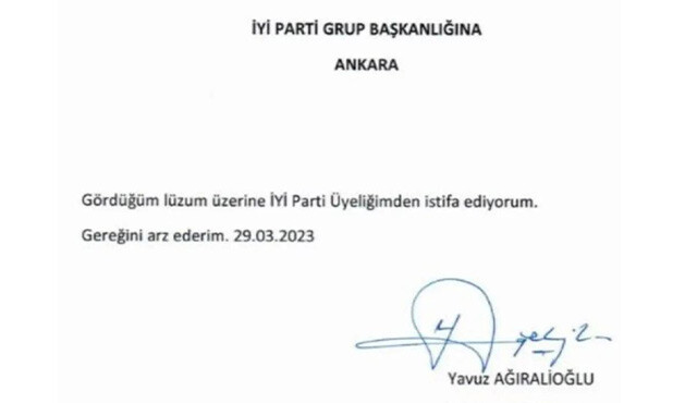 6'lı Masa'da 'Kılıçdaroğlu' çatlağı ayrılık getirdi: Ağıralioğlu İYİ Parti'den istifa etti 6'lı Masa'da 'Kılıçdaroğlu' çatlağı ayrılık getirdi: Ağıralioğlu İYİ Parti'den istifa etti