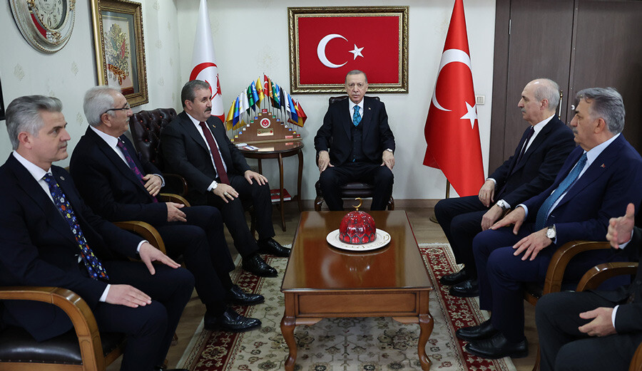 Son dakika: Cumhurbaşkanı Erdoğan'dan BBP lideri Destici'ye ziyaret