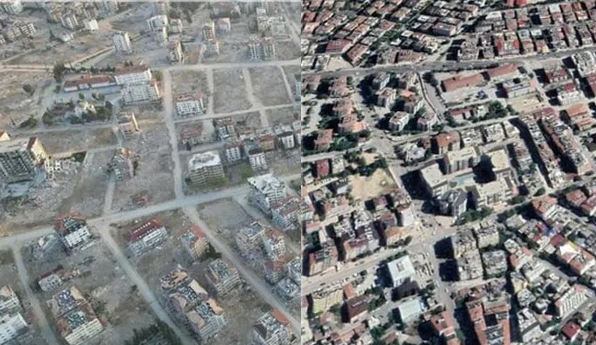 Deprem öncesi ve sonrası Hatay… İşte felaketin boyutu Deprem öncesi ve sonrası Hatay… İşte felaketin boyutu
