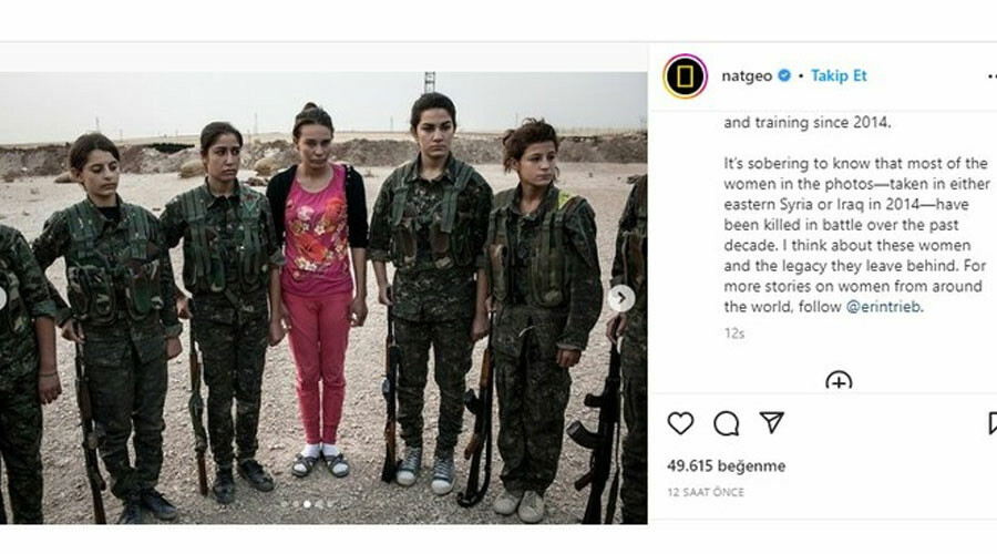 ABD merkezli National Geographic’ten skandal paylaşım: Eli kanlı teröristleri kahraman ilan etti