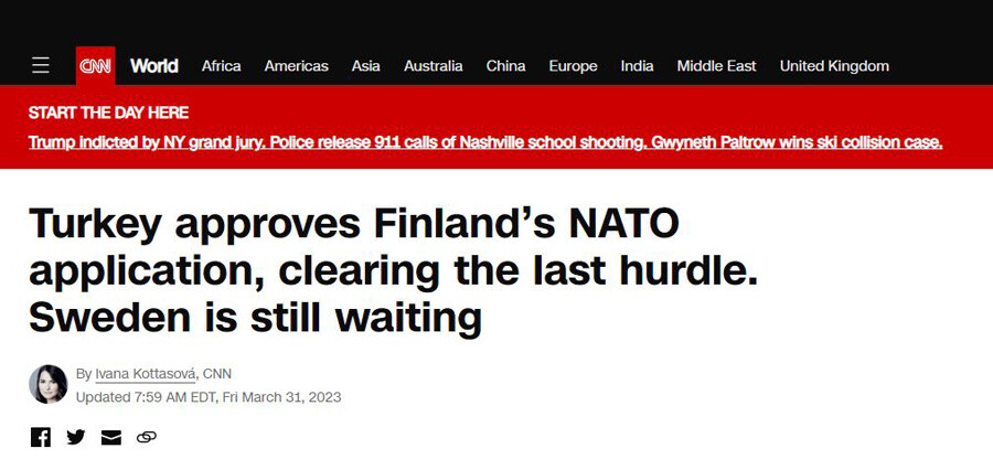 Finlandiya’nın NATO üyeliği dünya basınında.. ‘Erdoğan sözünü yerine getirdi’