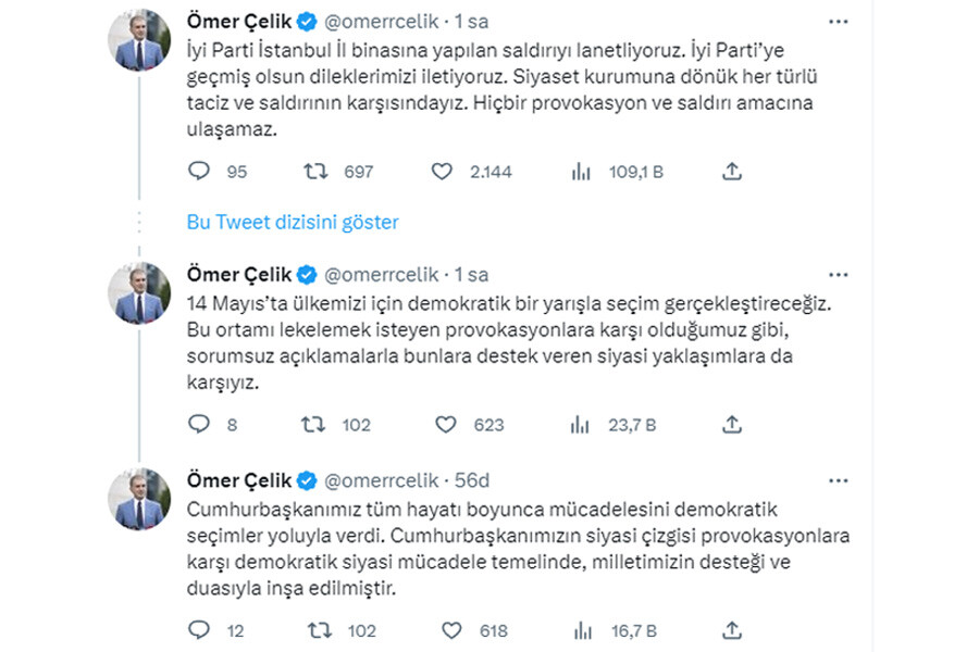 Son dakika: AK Parti kurmayları hem saldırıyı hem Akşener'i kınadı... 'Sorumsuz ve provokatif bir yaklaşımdır'