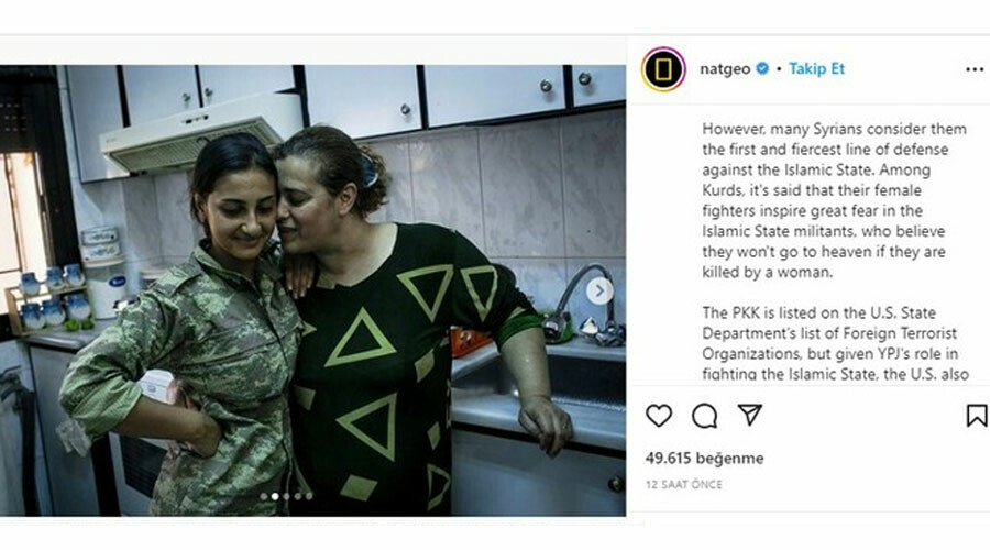 ABD merkezli National Geographic’ten skandal paylaşım: Eli kanlı teröristleri kahraman ilan etti