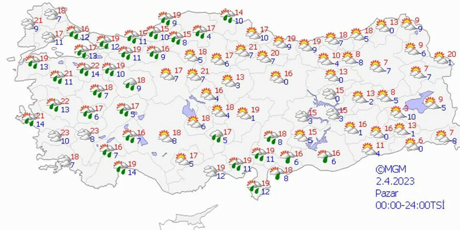 Meteoroloji 10 ili uyardı, sarı alarm verildi! Dikkat hava sıcaklığı 10 derece birden düşecek Meteoroloji 10 ili uyardı, sarı alarm verildi! Dikkat hava sıcaklığı 10 derece birden düşecek