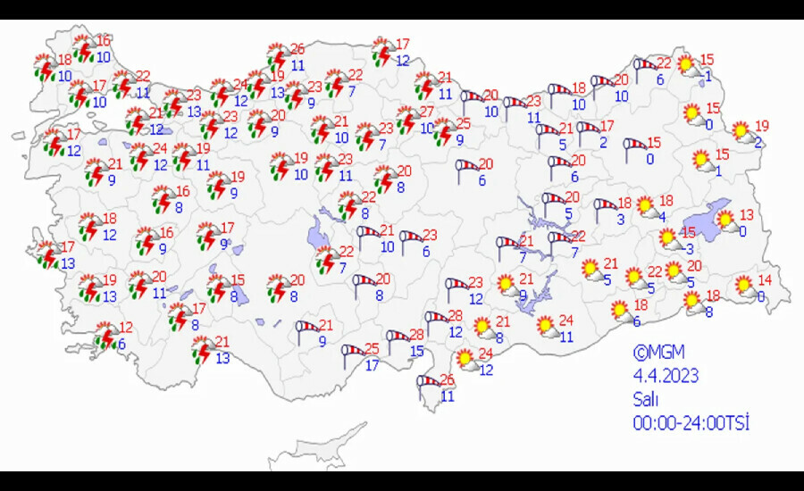 Meteoroloji’den 60 ile sarı ve turuncu kodlu uyarı: Sel, fırtına, sağanak ve kar yağışı…