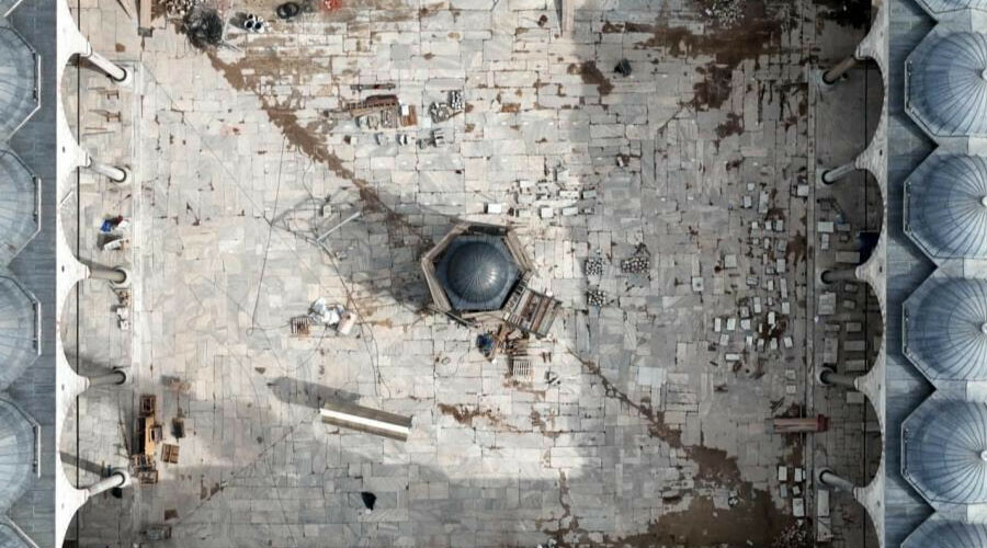 Yeniden ibadete açılmasına son 17 gün! Sultanahmet Camii Ramazan’a yetişecek Yeniden ibadete açılmasına son 17 gün! Sultanahmet Camii Ramazan’a yetişecek