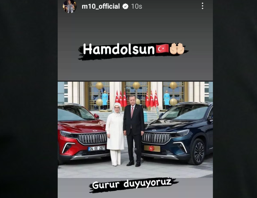 Mesut Özil Togg paylaşıp, Almanları çıldırttı: Hamdolsun, gurur duyuyoruz Mesut Özil Togg paylaşıp, Almanları çıldırttı: Hamdolsun, gurur duyuyoruz