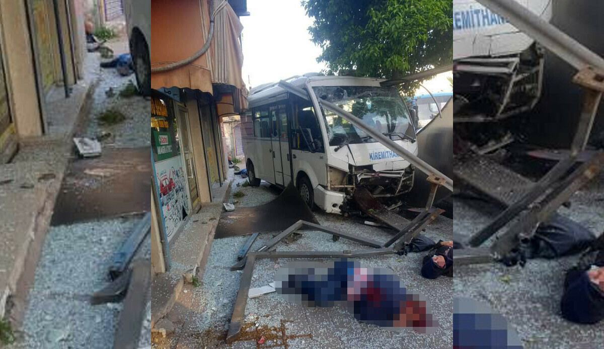 Adana'da dolmuş sürücüsünün dikkatsizliği can aldı! Minibüs durağa daldı: 1 ölü, 7 yaralı