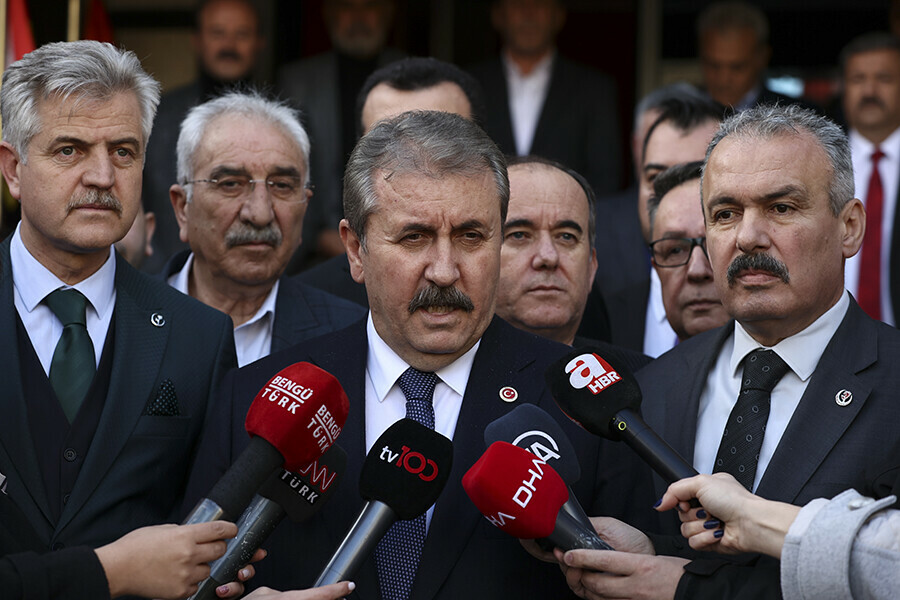 Cumhurbaşkanı Erdoğan ile görüşen BBP lideri Destici: Ayrı liste ile seçime gidiyoruz