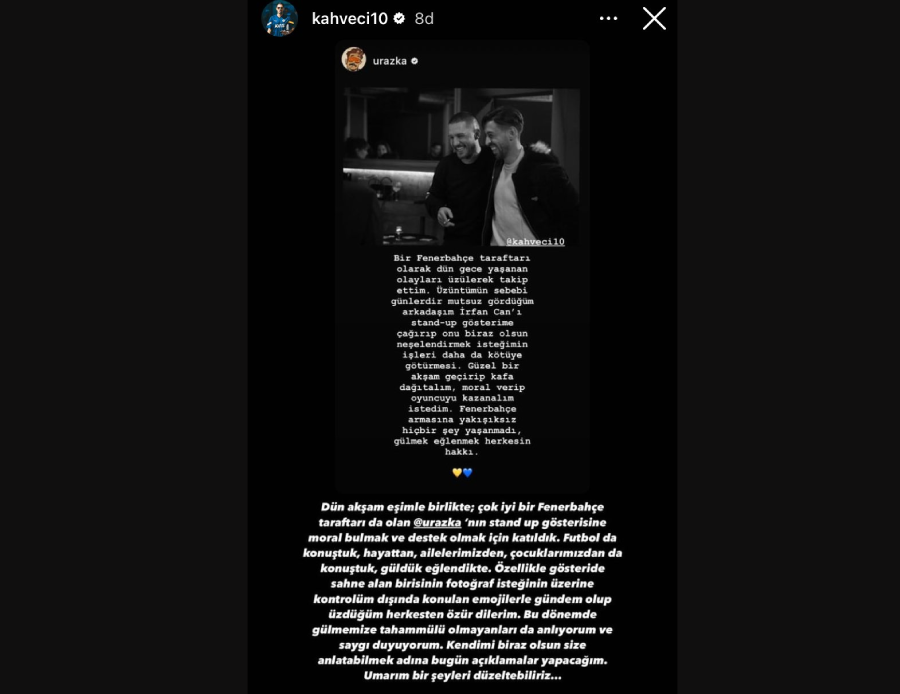 Ortaya çıkan fotoğraflar sonrası özür dileyen İrfan Can Kahveci tüm gerçekleri açıkladı: 'Kontrolüm dışında...' Ortaya çıkan fotoğraflar sonrası özür dileyen İrfan Can Kahveci tüm gerçekleri açıkladı: 'Kontrolüm dışında...'