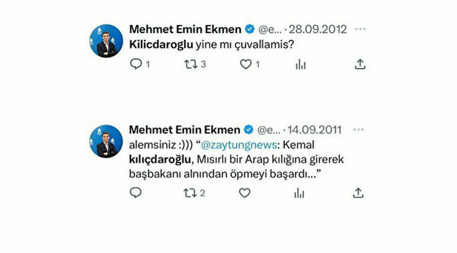 CHP listesinden aday gösterilen DEVA Partili Ekmen'den Kılıçdaroğlu paylaşımı: Türkiye’nin en büyük şansızlığı CHP listesinden aday gösterilen DEVA Partili Ekmen'den Kılıçdaroğlu paylaşımı: Türkiye’nin en büyük şansızlığı