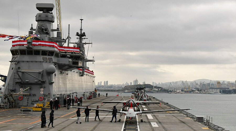 TCG Anadolu rotayı dünya ligine kırdı: İşte Türk savunma sanayisinde tarihe geçen anlar TCG Anadolu rotayı dünya ligine kırdı: İşte Türk savunma sanayisinde tarihe geçen anlar