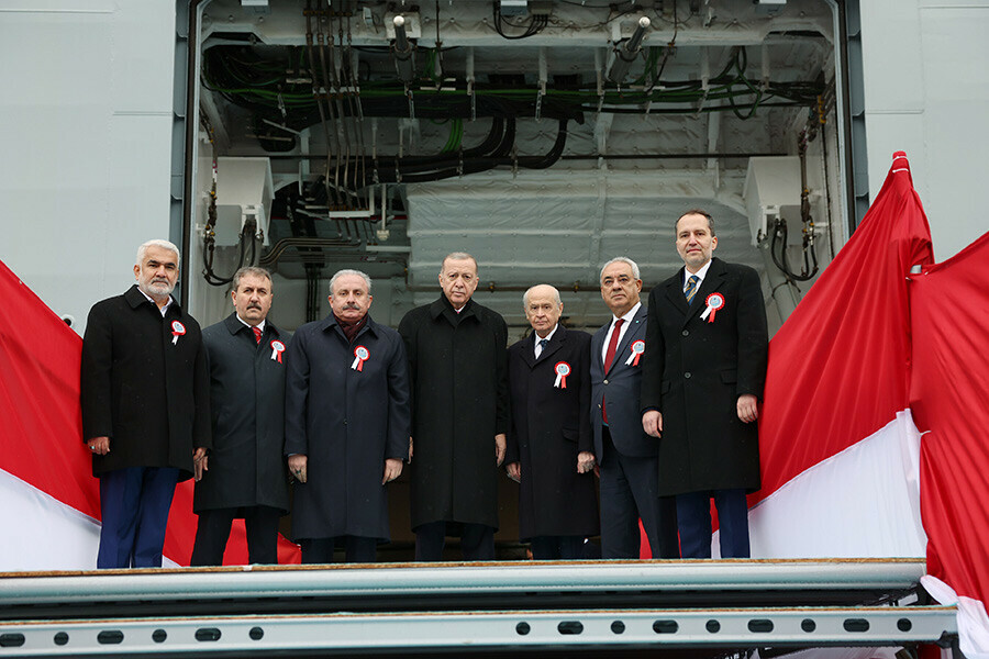 Cumhur İttifakı tek karede... Tarihi ana hep birlikte tanıklık ettiler