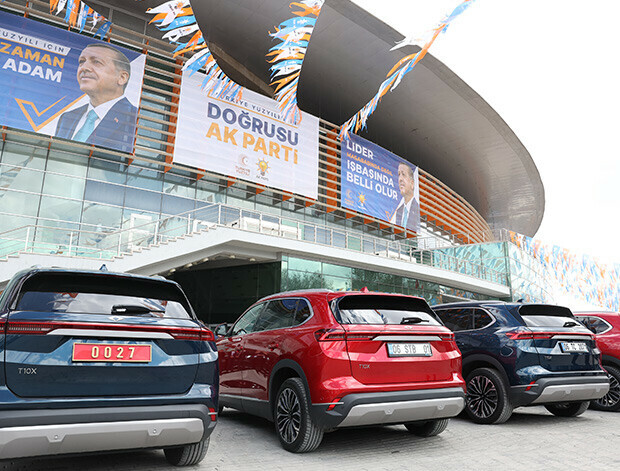 Ankara Spor Salonu'nda 'Togg show'