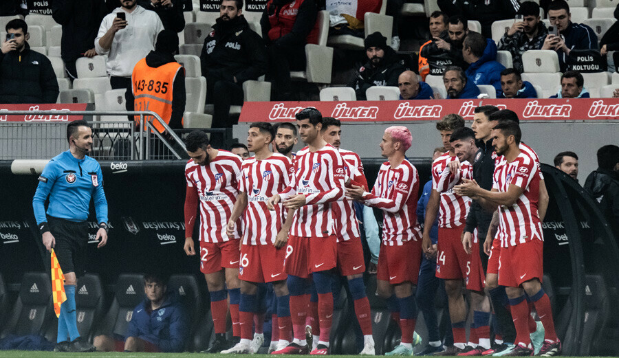 Teşekkürler Atletico Madrid... La Liga devi depremzedelere yardım için İstanbul'da Beşiktaş'la karşılaştı