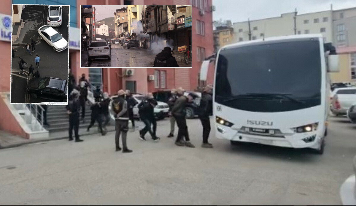 Hakkari’de Yeşil Sol Parti'nin açılışında polisle çatışan PKK yandaşlarına operasyon Hakkari’de Yeşil Sol Parti'nin açılışında polisle çatışan PKK yandaşlarına operasyon
