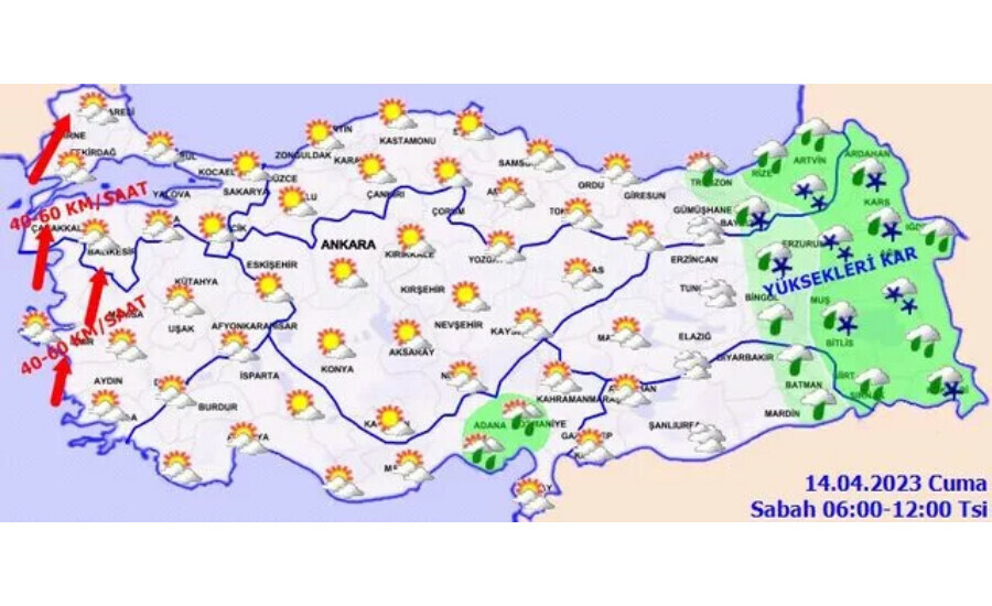 Meteoroloji il il uyardı: Kar, yağmur, lodos geliyor