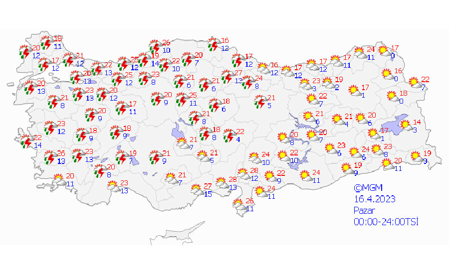 Meteoroloji alarm verdi… Geri dönüyor