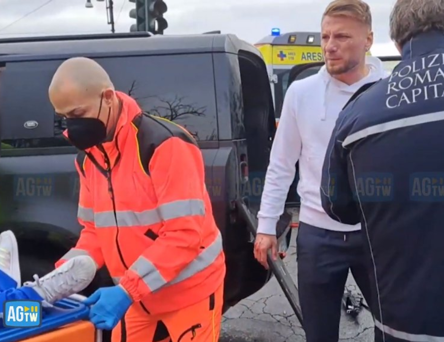 İtalyan milli futbolcu Immobile trafik kazası geçirdi! Şans eseri ölümden kurtuldu İtalyan milli futbolcu Immobile trafik kazası geçirdi! Şans eseri ölümden kurtuldu