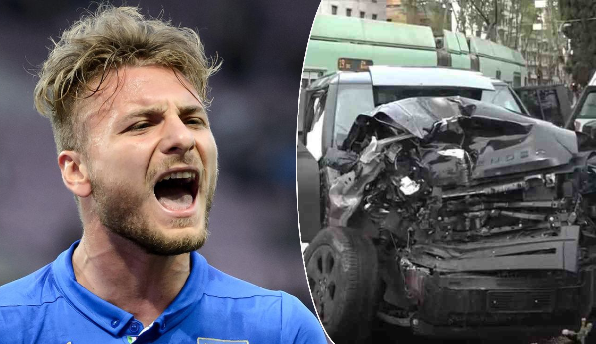 İtalyan milli futbolcu Immobile trafik kazası geçirdi! Şans eseri ölümden kurtuldu