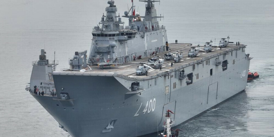 MSB’den TCG Anadolu paylaşımı! Marmara Denizi'nde F-16’lı eğitim