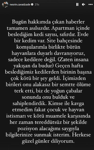 Nesrin Cavadzade komşularıyla kavga mı etti? Sessizliğini bozdu Nesrin Cavadzade komşularıyla kavga mı etti? Sessizliğini bozdu
