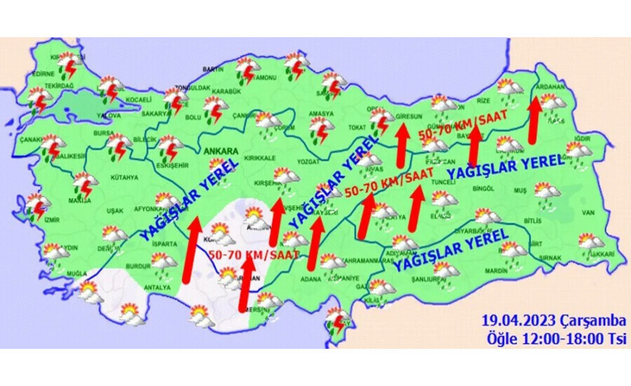 Bugüne dikkat! Meteoroloji bölge bölge uyardı: Kuvvetli yağış geliyor