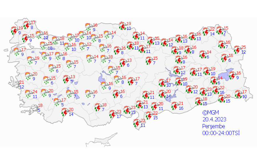 Bayramda dışarıya çıkacaklar dikkat! Meteoroloji’den sarı kodlu uyarı: Fırtına, sağanak ve su baskını…