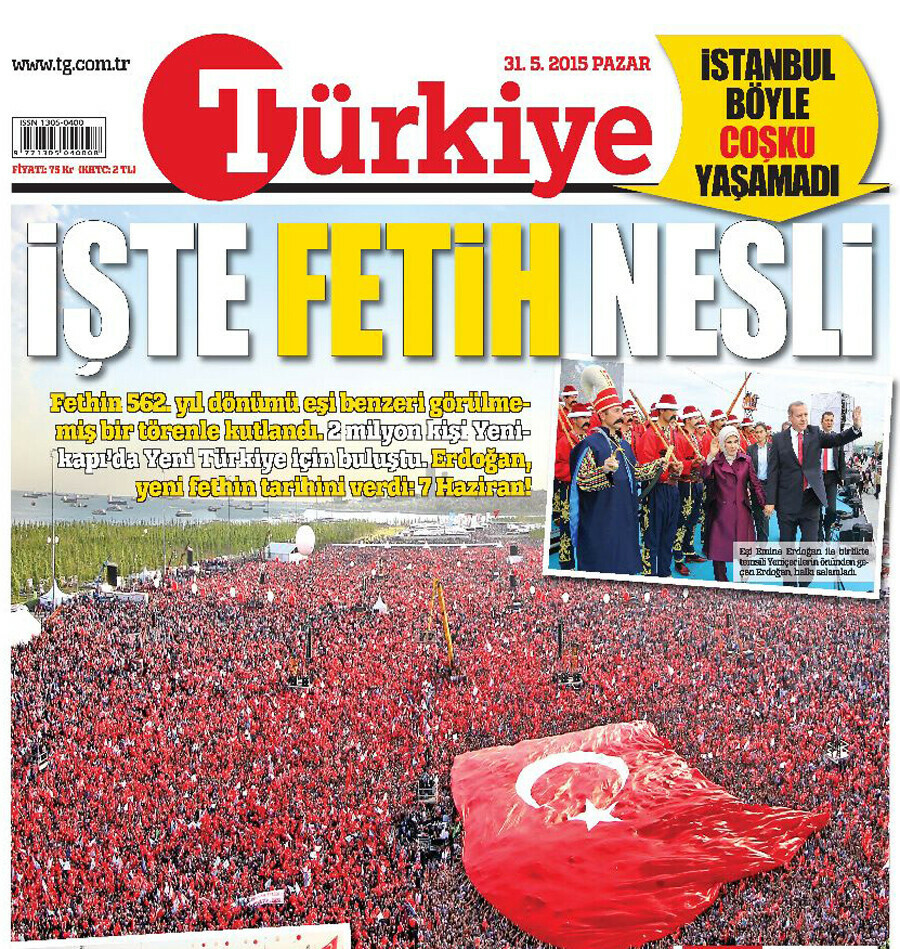 Türkiye gazetesi 53 yıllık tertemiz bir maziyi geride bıraktı Türkiye gazetesi 53 yıllık tertemiz bir maziyi geride bıraktı