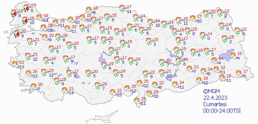 Bayramın ikinci gününde hava durumu: Meteoroloji il il uyardı, kuvvetli sağanak sürecek
