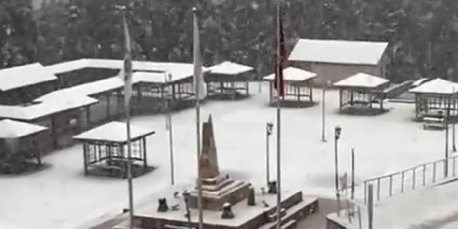 Ilgaz Dağı'nda nisan ayında kar sürprizi! Lapa lapa yağdı