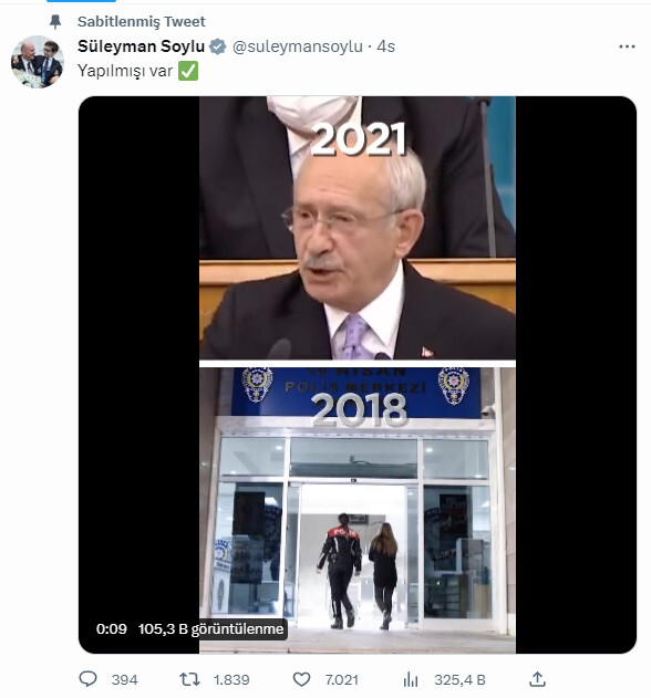 Bakan Soylu, Kılıçdaroğlu’nun kadın polis vaadiyle alay etti: Yapılmışı var Bakan Soylu, Kılıçdaroğlu’nun kadın polis vaadiyle alay etti: Yapılmışı var