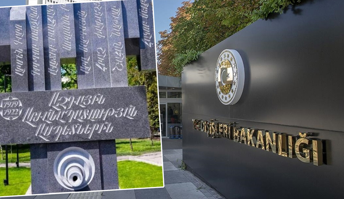 Türk katillerinin anıtını diken Ermenistan'a Dışişleri'nden sert kınama Türk katillerinin anıtını diken Ermenistan'a Dışişleri'nden sert kınama