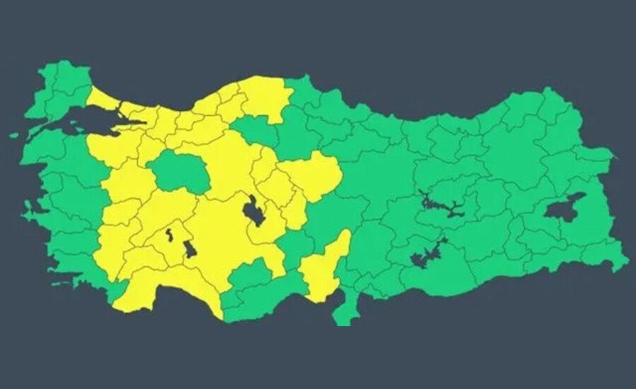 Meteoroloji’den fırtına ve sağanak uyarısı! 27 kentte sarı alarm: Ankara, İstanbul, Bursa...