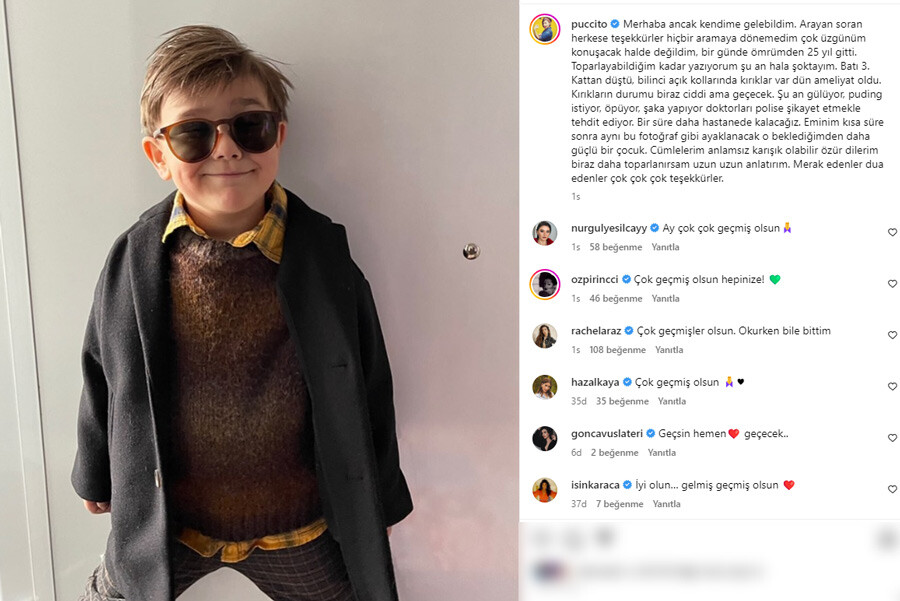 Sosyal medya fenomeni Pucca’nın 6 yaşındaki oğlu 3. kattan düştü