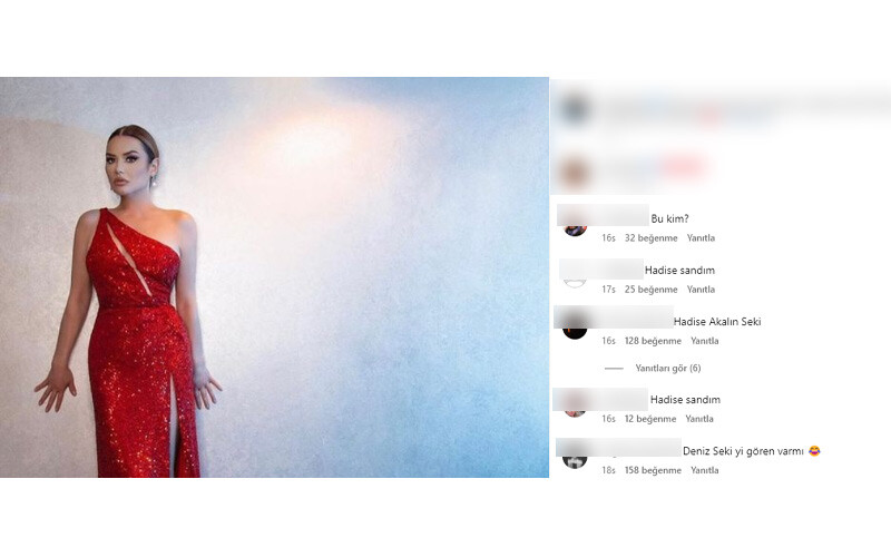Deniz Seki photoshop’u abarttı, gören herkes Hadise’ye benzetti Deniz Seki photoshop’u abarttı, gören herkes Hadise’ye benzetti