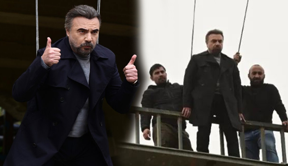 Oktay Kaynarca 30 metreden aşağı atladı, o anlar objektiflere böyle yansıdı Oktay Kaynarca 30 metreden aşağı atladı, o anlar objektiflere böyle yansıdı