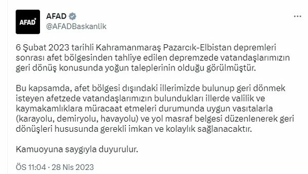 Memleketine dönmek isteyen depremzedelerin yol masrafı devletten Memleketine dönmek isteyen depremzedelerin yol masrafı devletten