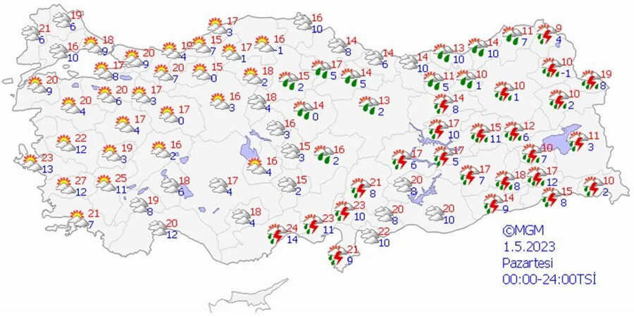 Meteoroloji uyardı! 20 ile sarı kod verildi! Çok kuvvetli geliyor Meteoroloji uyardı! 20 ile sarı kod verildi! Çok kuvvetli geliyor