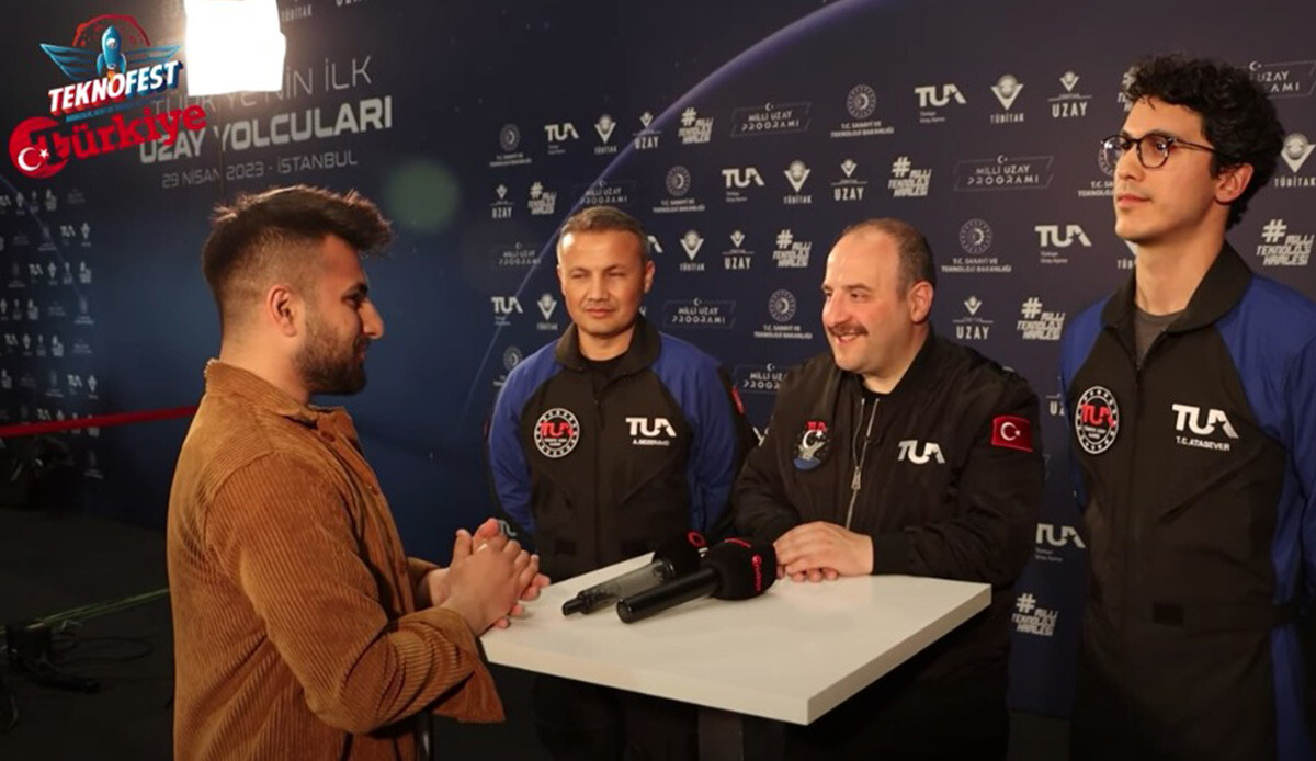 Türkiye'nin uzay yolcuları Türkiye Gazetesi'ne konuştu