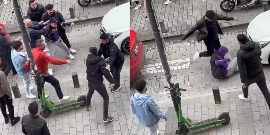 Pendik’te sosyal medya fenomeninin laf atma kavgası! Tekme ve yumruklar havada uçuştu Pendik’te sosyal medya fenomeninin laf atma kavgası! Tekme ve yumruklar havada uçuştu