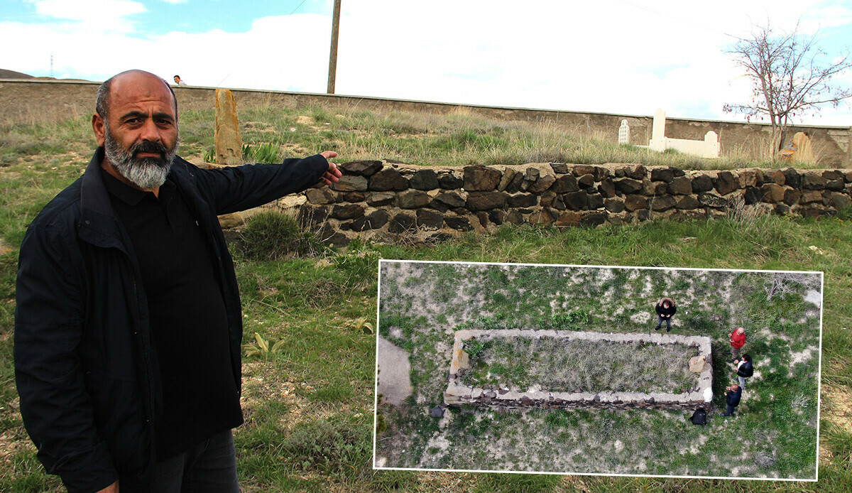 Uzunluğu 8 buçuk metre, rivayetler ise dikkat çekiyor! Bu mezarı görenler gözlerine inanamıyor