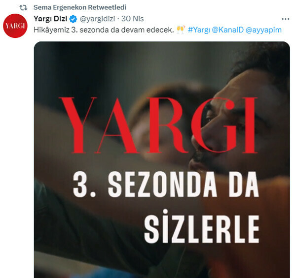 Final kararından vazgeçilen Yargı için 3. sezon müjdesi: Yola devam edecek