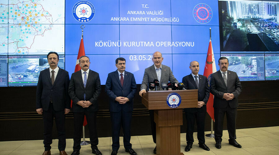 Bakan Soylu duyurdu: 53. Kökünü Kurutma Operasyonu'nda 524 gözaltı