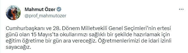 Son dakika! Eğitime seçim ayarı: Okullar tatil edildi