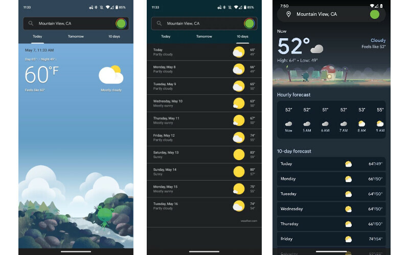 Android Google Hava Durumu tasarımı değişiyor: İşte yeni görünüm! Android Google Hava Durumu tasarımı değişiyor: İşte yeni görünüm!