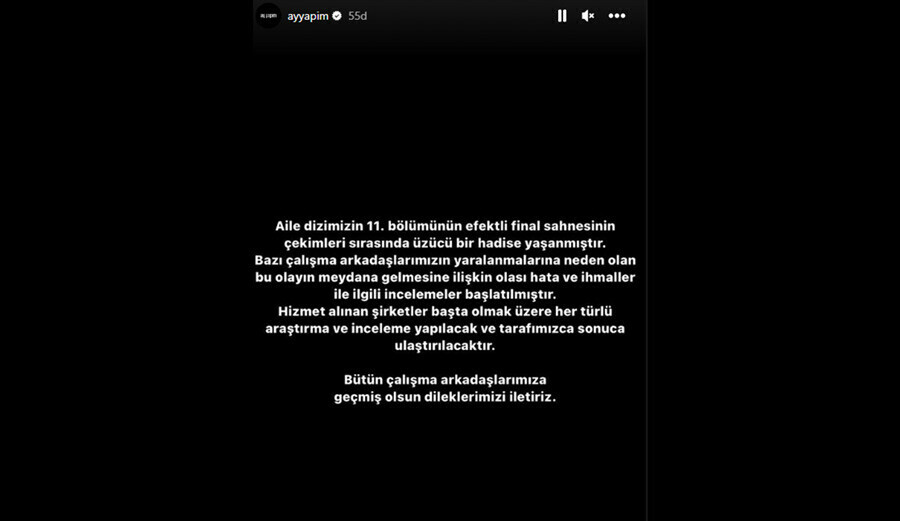 Aile dizisinin setinde korkunç olay: Yaralıların olduğu kazada inceleme başlatıldı Aile dizisinin setinde korkunç olay: Yaralıların olduğu kazada inceleme başlatıldı