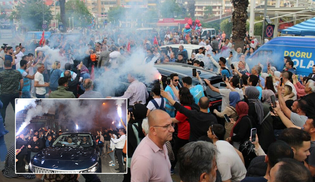 Togg'u gören meydana koştu, binlerce kişi toplandı