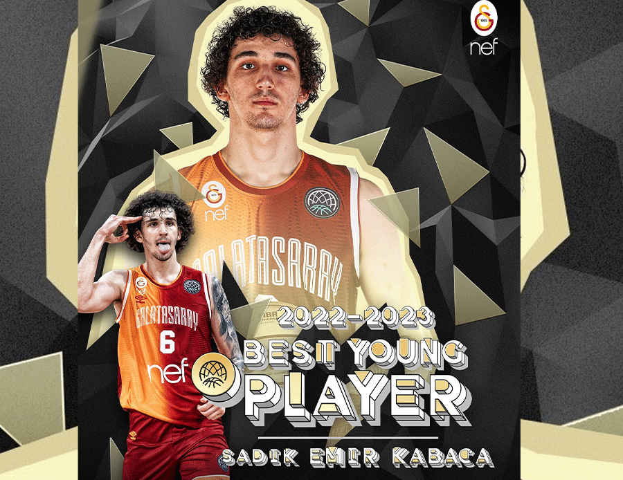Galatasaraylı Türk oyuncu FIBA Basketbol Şampiyonlar Ligi'nde yılın en iyi genç oyuncusu seçildi