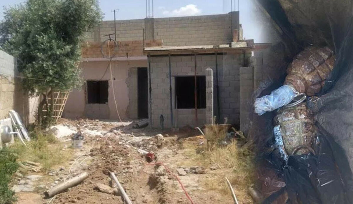 Kiraladığı evden patlayıcı çıktı